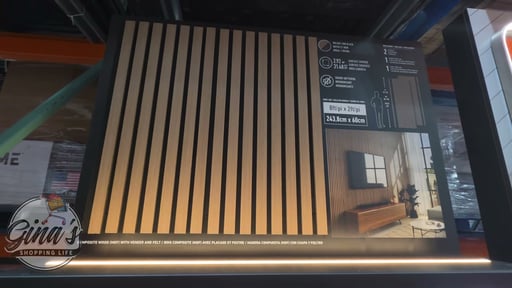 Artika Sonolok 8 ft Sound-Absorbing Acoustic Wall Panel Kit, Walnut on Black