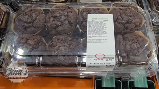 Kirkland Signature Triple Chocolate Muffin, 8 Count