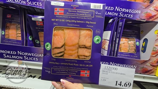 Foppen Smoked Salmon Slices 12 Ounce Package