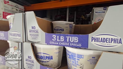 Philadelphia Cream Cheese Spread 3 Pound Tub