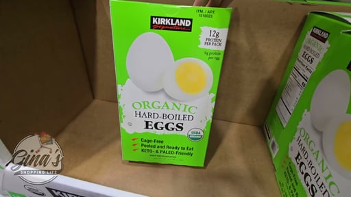 Kirkland Signature Organic Hard-Boiled Eggs, 16/2 ct (3 lbs)