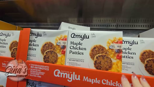 Amylu ABF Breakfast Maple Chicken Patties 36 Ounce Package