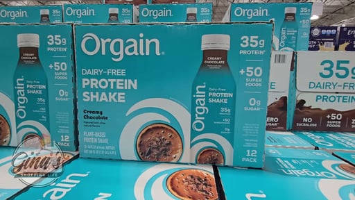 Orgain Dairy-Free Plant Protein Shake, 14 fl oz, 12-Pack