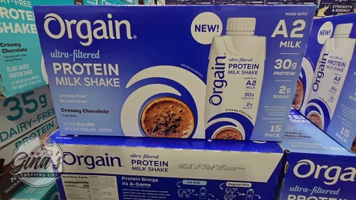 Orgain A2 Ultra-Filtered Protein Milk Shake, Chocolate, 11 fl oz, 15-Pack