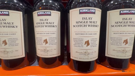 Kirkland Signature Islay Single Malt Scotch Whisky, 750ml