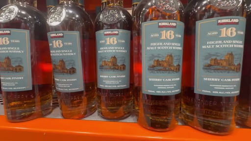 Kirkland Signature Aged 16 Years Highland Single Malt Scotch Whisky, 750ml