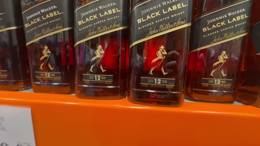 Johnnie Walker Black Label 12 Year Old Blended Scotch Whisky, 1.75L