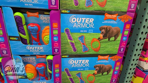 Hero Outer Armor Dog Toys, 3-Pack L/XL