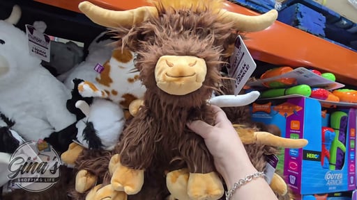 Multipet Highland & Holstein Cow Plush Dog Toy Assortment