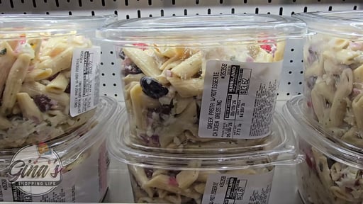 Greek Pasta Salad with Rotisserie Chicken and Dressing (Per Lb)