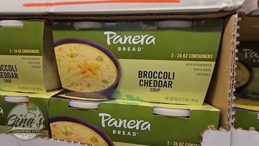 Panera Bread Broccoli Cheddar Soup 2/24 Ounce Containers