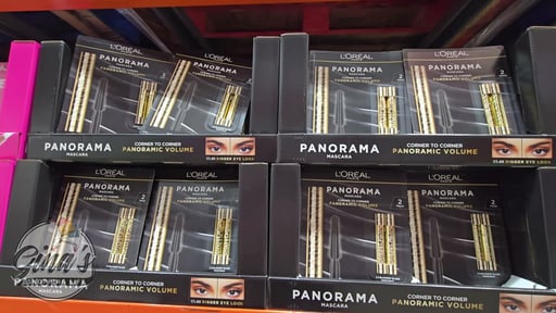 L'Oreal Paris Voluminous Panorama Mascara, Blackest Black, 0.33 FL OZ, 2-Pack