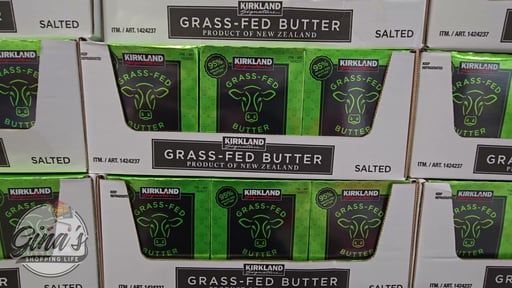 Kirkland Signature Grass-Fed Butter 4 Pack, 8 Ounces Each