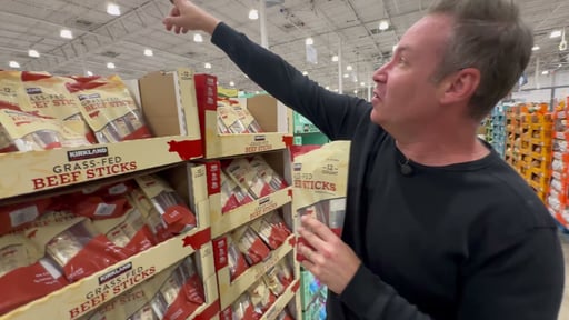 Kirkland Signature Grass Fed Beef Sticks