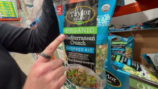 Taylor Farms Organic Mediterranean Salad Chopped Kit