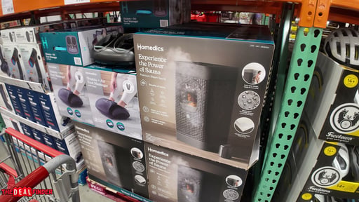 HoMedics Premium Portable Steam Sauna - Black