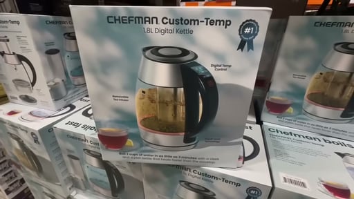 Chefman Kettle 1.8 Ltr with Tea Infuser