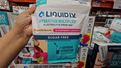 Liquid I.V. Sugar-Free Hydration Multiplier Variety Pack, 30 Count