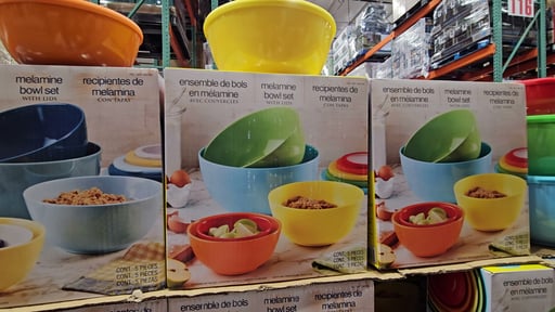 Pandex 5-Piece Melamine Mixing Bowl Set with Lids