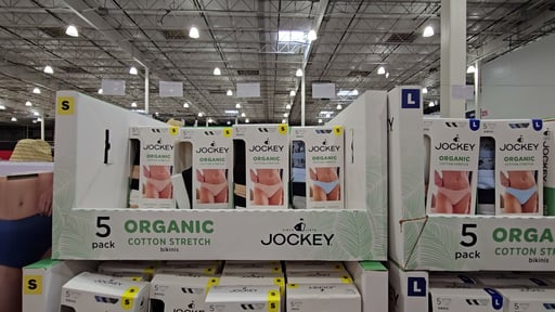 Jockey Women's Organic Cotton Stretch Bikini 5-Pack