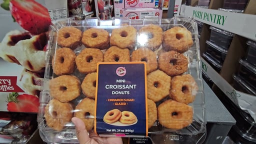 CT Bakery Mini Croissant Donuts 20 Count Package