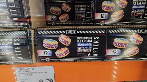 Afters Ice Cream Star Spangled Sammie Mini Ice Cream Sandwiches, 12 CT