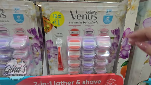Gillette Venus Comfort Glide Sunny Citrus, 1 Razor + 12 Cartridges