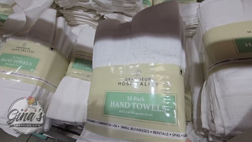 Grandeur Hospitality Hand Towel 12-Pack, 16 in. x 30 in.