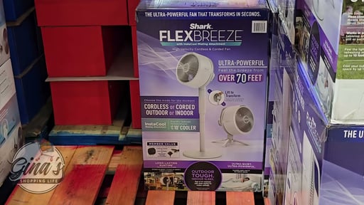 Shark FlexBreeze Cordless Fan with InstaCool Misting Attachment
