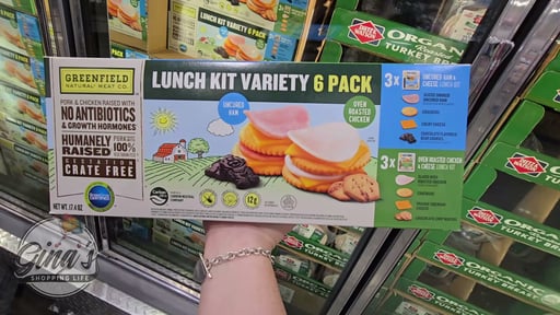 Greenfield Natural Meat Co. Lunch Kit Variety 6-Pack, Ham & Chicken, 6 x 2.9 oz