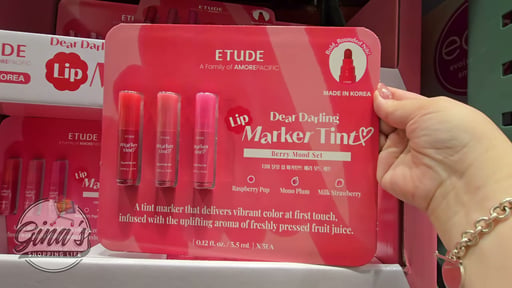 Etude Dear Darling Lip Marker Tint, Berry Mood Set (3 Pack)