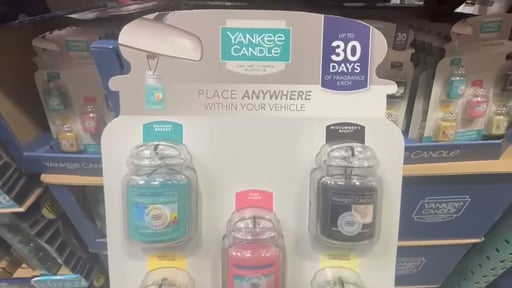 Yankee Candle Car Jar Air Freshener 5PK