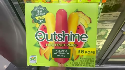 Outshine Mini Fruit Pops 36 CT