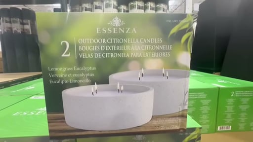 Essenza Outdoor Citronella Candle 2-Pack