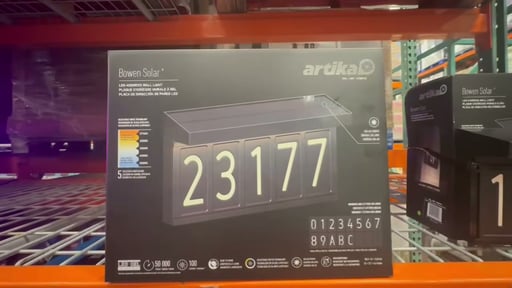 Artika Solar Bowen Address Sign