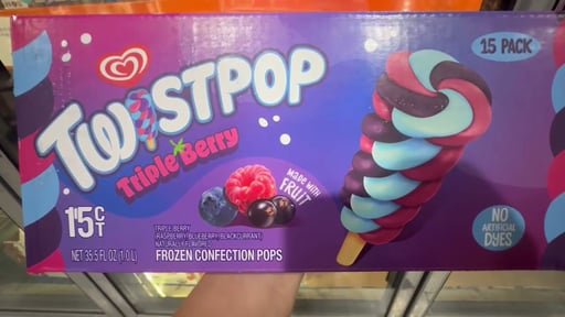Twistpop Berrylicious Frozen Fruit Pops, 15 CT