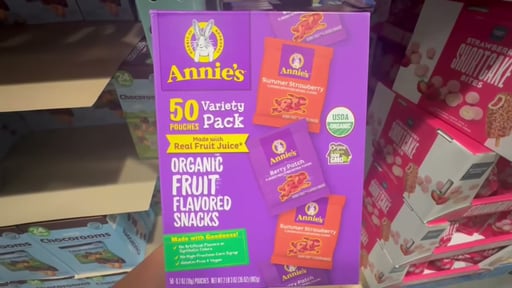 Annie's Organic Fruit Snacks, 50 Pouches, 0.7 oz Each
