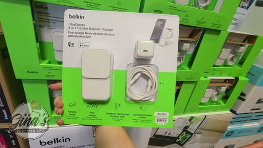 Belkin 3-in-1 Charging Stand Qi2 25W