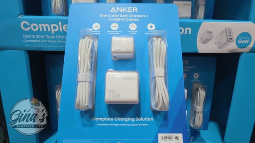 Anker Fast Charge 70W + 30W Wall Charger Bundle