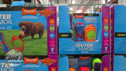 Hero Outer Armor Dog Toys, 3-Pack L/XL