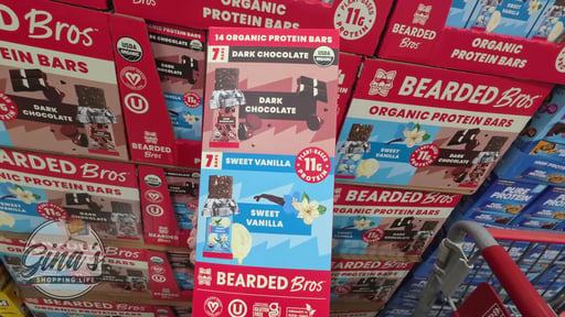 Bearded Brothers Organic Protein Bars, 14-Pack / 1.9 oz
