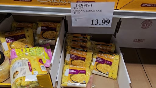 Sukhi's Organic Lemon Rice 48 oz