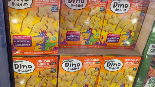 Dino Buddies Chicken Breast Nuggets, 5 lbs