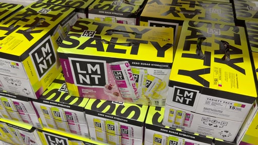 LMNT Sparkling Electrolyte Drink Variety Pack, 15 CT / 12 oz