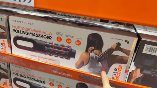 Sharper Image Handheld Rolling Massager