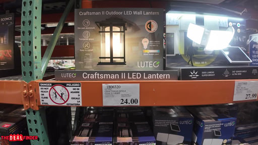 Lutec Craftsman II Outdoor LED Wall Lantern