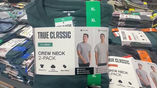 True Classic Men's 2-Pack Tee