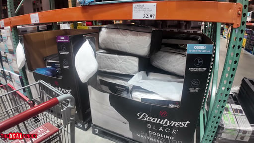 Beautyrest Cooling Pillow Top Queen Mattress Topper