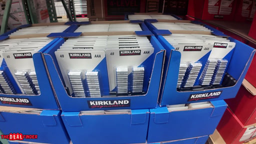 Kirkland Signature Alkaline AAA Batteries 48-Pack