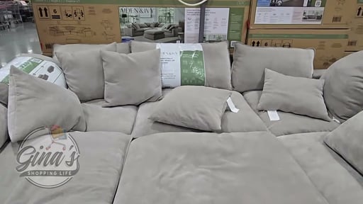 Aiden & Ivy Sereen 6-Piece Modular Fabric Sectional
